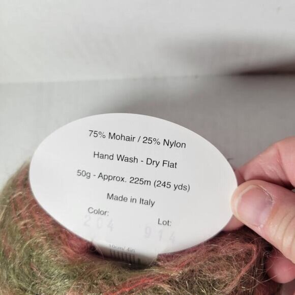 Elann.com Limited Edition Light Mohair Discontinued DK Weight Yarn Color 204 - Picture 3 of 3